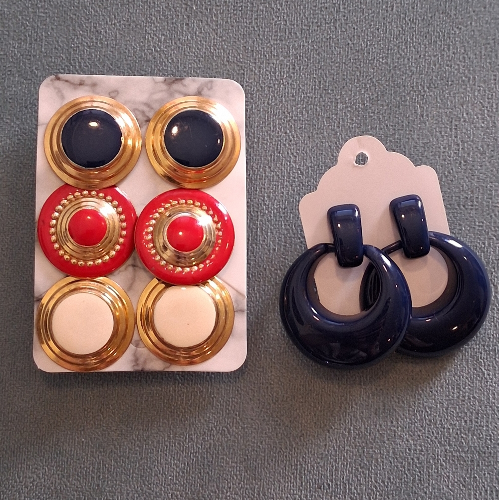 Vtg  Earring Set #6